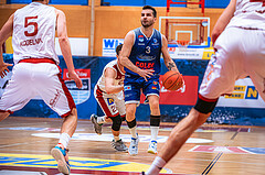 Basketball, Win2Day Superliga 2022/23, 6. Qualifikationsrunde, Traiskirchen Lions, BBC Nord Dragonz, Petar Cosic (3)