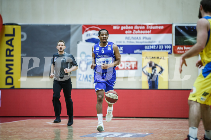 Basketball, Admiral Basketball Superliga 2019/20, Grunddurchgang 15.Runde, St. Pölten, Oberwart Gunners, Lawrence Alexander (6)