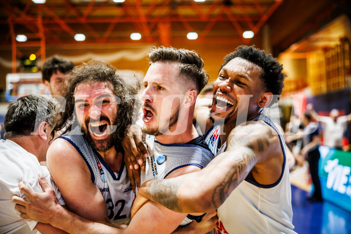 Basketball, Win2Day Superliga 2024/25, Playoffs Viertelfinale Spiel 4, BBC Nord Dragonz, Flyers Wels, Emilio Banic (31)