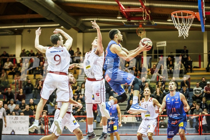 Basketball, ABL 2018/19, Grunddurchgang 9.Runde, Traiskirchen Lions, Kapfenberg Bulls, Marck Coffin (15)