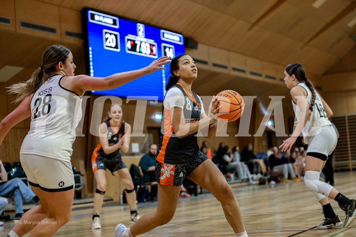 22.02.2025 Österreichischer Basketballverband 2024/25, SLWU19 Basket Flames UNION vs Basket Duchess