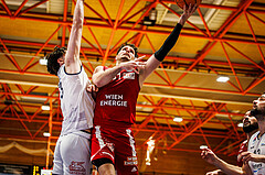 Basketball, win2day Basketball Superliga 2023/224, Grunddurchgang Runde 22, BBC Nord Dragonz, BC Vienna, Davor Konjevic (31)