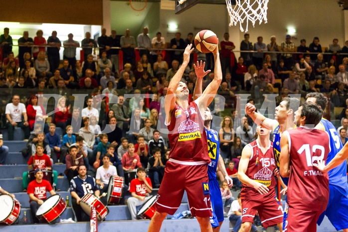 Basketball ABL 2015/16 Grunddurchgang 12.Runde Traiskirchen Lions vs. UBSC Graz