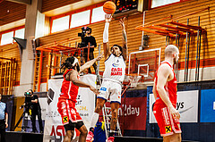 Basketball, win2day Basketball Superliga 2024/25, Playoffs Viertelfinale 2. Spiel
, BBC Nord Dragonz, Flyers Wels, Rayshawn Mart (3)