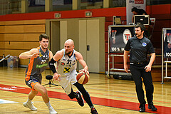Basketball Superliga 2020/21, Grunddurchgang 18. Runde Flyers Wels vs. Klosterneuburg Dukes, Lennard Burgemeister (10), Christian Von Fintel (27)