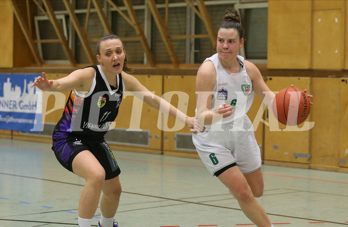 Basketball Damen Superliga 2021/22, Grundducrhgang 14.Runde Vienna United vs. KOS Celovec


