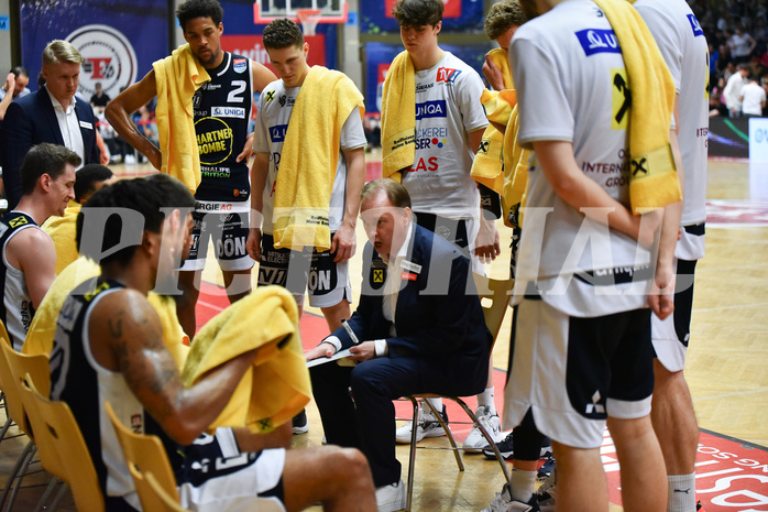 Win2Day Basketball Superliga 2022/23, Playoff,
Semifinale Spiel 4, Flyers Wels vs Swans Gmunden,