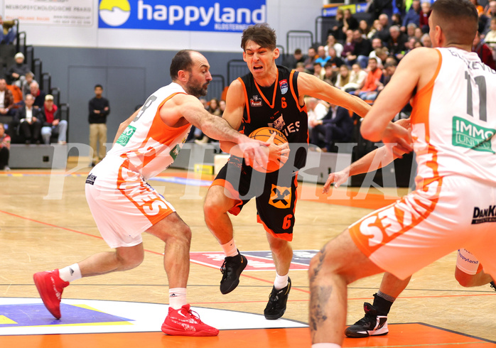 Basketball Superliga 2023/24, Grunddurchgang 13.Runde Klosterneuburg Dukes vs. Oberwart Gunners


