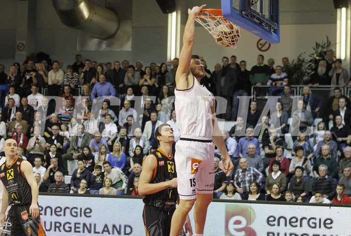 Basketball ABL 2015/16 Grunddurchgang 24.Runde  Güssing Knights vs Fürstenfeld Panthers
