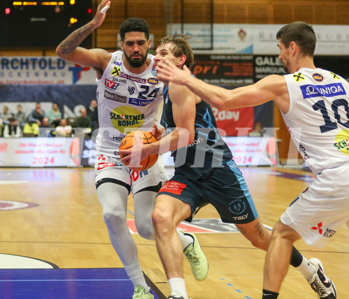 Basketball Superliga 2023/24, Grunddurchgang 16.Runde Gmunden Swans vs. Vienna Timberwolves


