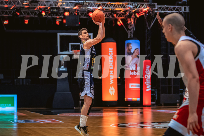 Basketball, Win2Day Superliga 2022/23, 4. Platzierungsrunde, BC Vienna, Gmunden Swans, Benedikt Güttl (7)