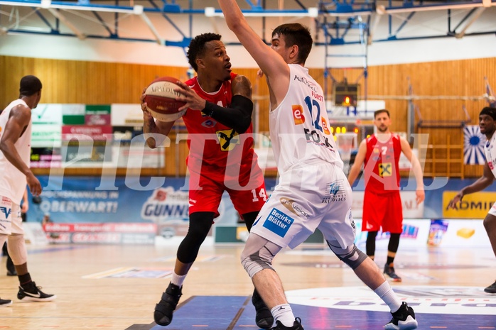 Basketball, ABL 2016/17, Playoff HF Spiel 2, Oberwart Gunners, WBC Wels, De Juan Wright (14)