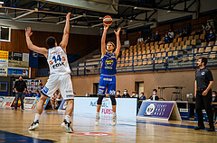 Basketball, bet-at-home Basketball Superliga 2020/21, Platzierungsrunde, 1. Runde, Oberwart Gunners, Gmunden Swans, Daniel Dolenc (15)