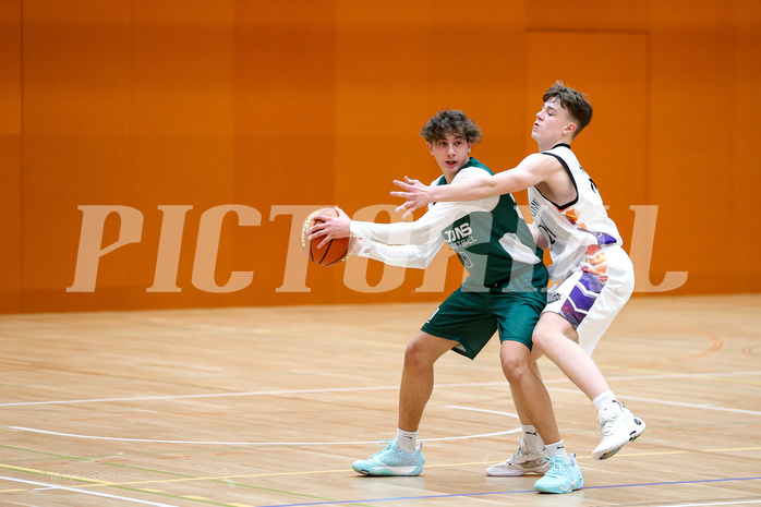 08.03.2025 Österreichischer Basketballverband 2024/25, SLMU16, Post SV Wien vs Dornbirn Lions