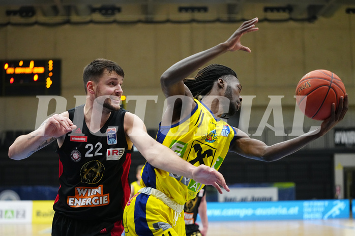 Basketball Superliga 2021/22, 4. Platzierungsrunde,UBSC Graz vs. BC Vienna


