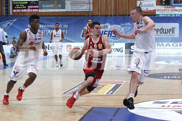 Basketball ABL 2015/16 Playoff Halbfinale Spiel 1  Oberwart Gunners vs BC Vienna
