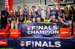 Basketball, Win2Day Basketball Damen Superliga 2023/24, Playoff, Finale Spiel 3, SKN St. Pölten, UBI Graz, 
