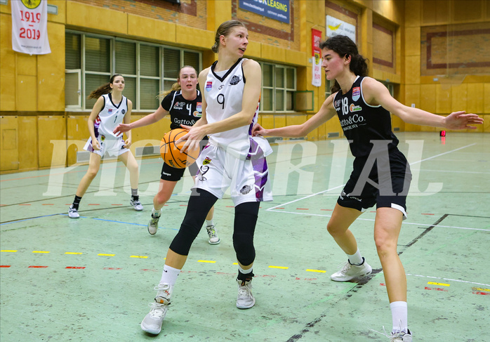 Basketball Damen Superliga 2023/24, Grunddurchgang 10.Runde Vienna United vs. Basket Flames