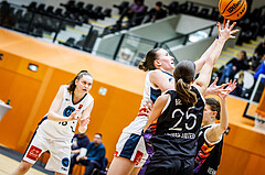 Basketball, Win2Day Basketball Damen Superliga 2023/24, Grunddurchgang 12.Runde, Vienna Timberwolves, Vienna United, Melanie Fischer (14)