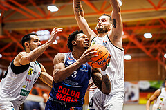 Basketball, win2day Basketball Superliga 2024/25, Grunddurchgang Runde 2, BBC Nord Dragonz, Klosterneuburg Dukes, Rayshawn Mart (3)