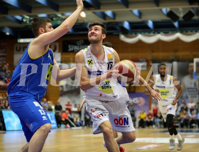 Basketball ABL 2017/18, Grunddurchgang 24.Runde Gmunden Swans vs. UBSC Graz


