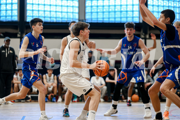 02.03.2025 Österreichischer Basketballverband 2024/25, SLMU16 Basket Flames WAT vs. FCN Baskets Wels