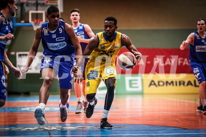 Basketball, ABL 2017/18, Grunddurchgang 29.Runde, UBSC Graz, Oberwart Gunners, Famous Ikenhi (18)