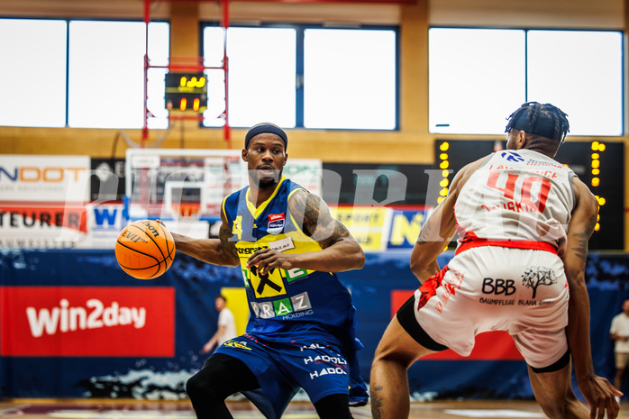 Basketball, win2day Basketball Superliga 2023/24, 10.Plazierungsrunde, Traiskirchen Lions, UBSC Graz, Jeremy Smith (4)