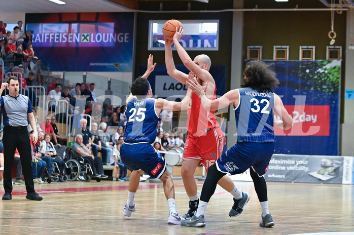 Basketball Superliga 2024/25, Playoff, Viertelfinale Spiel 1, Flyers Wels vs BBC Nord Dragonz,
