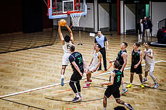 Basketball, Basketball Zweite Liga 2023/24, Grunddurchgang 17.Runde, Basket Flames, Union Deutsch Wagram Alligators, Paul Kircher (15)