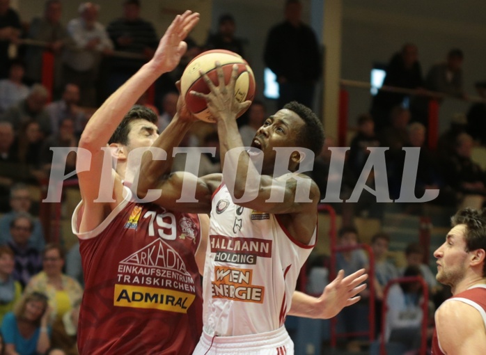 02.04.2018 Basketball ABL 2017/18 Grunddurchgang 30. Runde Traiskirchen Lions vs. BC Hallmann Vienna