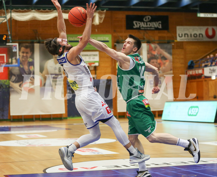 Basketball Superliga 2021/22, 4.Plazierungsrunde Gmunden Swans vs. Kapfenberg Bulls


