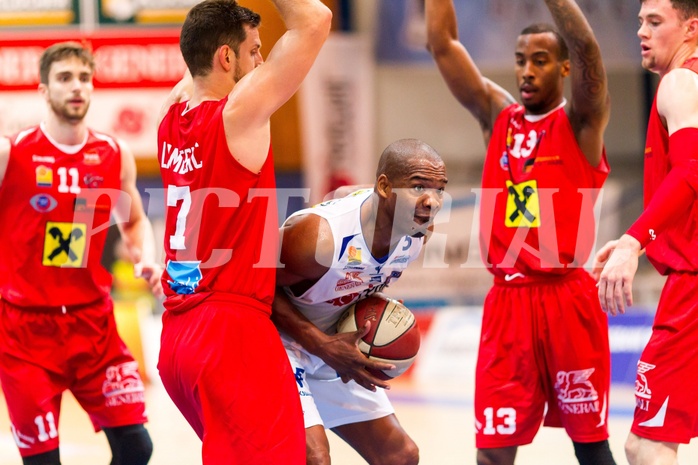 Basketball ABL 2015/16 Grunddurchgang 15.Runde Oberwart Gunners vs. WBC Wels