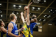 Basketball, ABL 2018/19, Grunddurchgang 36.Runde, UBSC Graz, Oberwart Gunners, Christopher Tawiah (14)