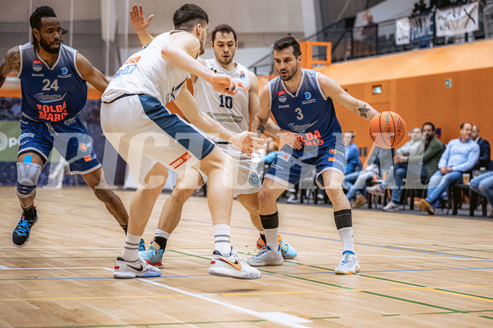 Basketball, Win2Day Superliga 2022/23, 7. Qualifikationsrunde, Vienna Timberwolves, BBC Nord Dragonz, Petar Cosic (3)