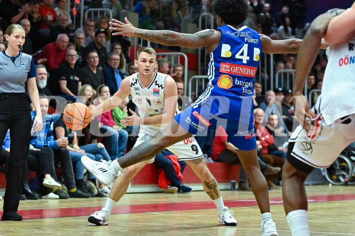 Basketball, Superliga 2024/25, Grunddurchgang 12.Runde, Flyers Wels vs. Oberwart Gunners,