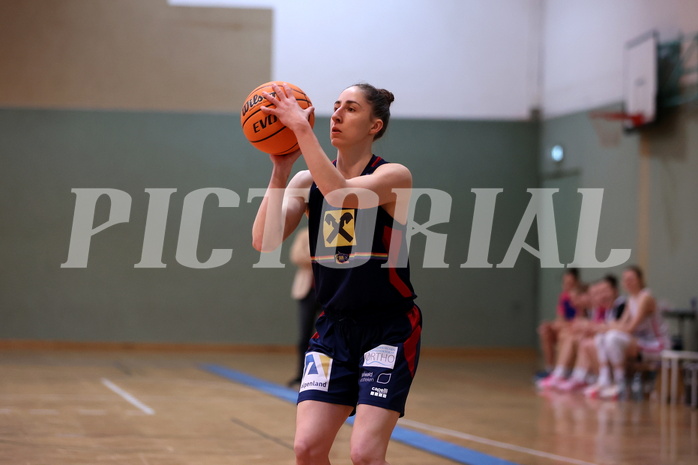 20.03.2024, Graz, Unionhalle A, Basketball Damen Superliga 2023/24, Semifinale, UBSC-DBBC Graz - SKN St. Pölten Frauen,  