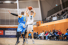 Basketball, Win2Day Superliga 2022/23, Grunddurchgang 22.Runde, Vienna Timberwolves, SKN St. Pölten Basketball, Jakob Lohr (12)