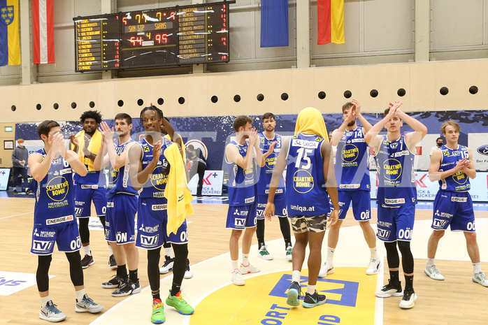 Basketball Superliga 2021/22, 5.Plazierungsrunde SKN St.Pölten vs. Gmunden Swans


