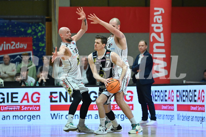 Basketball Superliga 2023/24, 8.Plazierungsrunde,
Flyers Wels vs. Gmunden Swans

