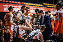 Basketball, Win2Day Superliga 2023/24, Grunddurchgang 18.Runde, BC Vienna, Klosterneuburg Dukes, Damir Zeleznik (Head Coach)