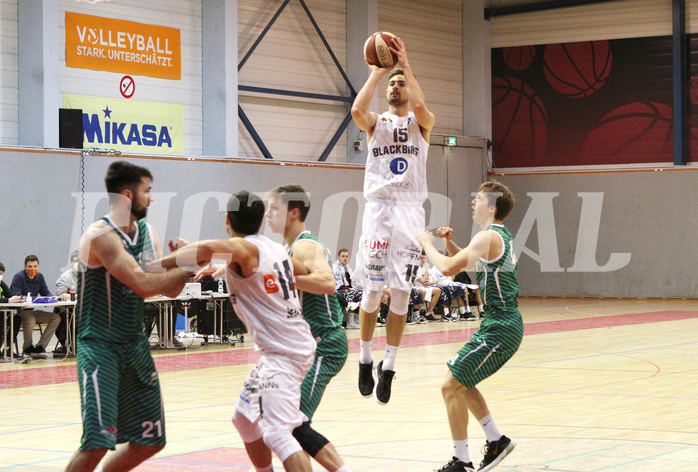 Basketball 2.Bundesliga 2020/21 Grunddurchgang 11.Runde  Jennersdorf Blackbirds vs KOS Celovec