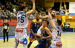 Basketball ABL 2017/18, Grunddurchgang 20.Runde Kapfenberg Bulls vs. Fürstenfeld Panthers