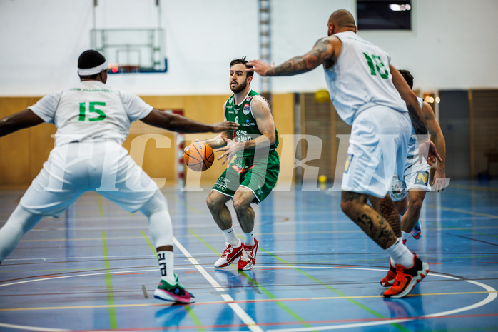 Basketball, Basketball Zweite Liga 2024/25, Grunddurchgang 11.Runde, UDW Alligators, Future Team Steiermark, Luka Radaelli (8)