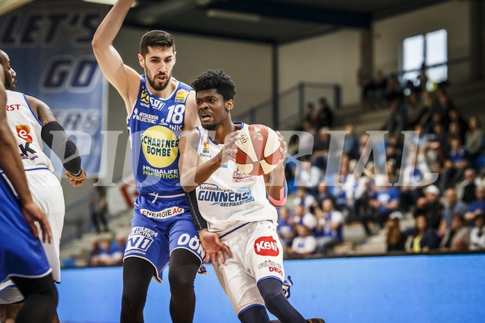 Basketball, ABL 2018/19, Playoff HF Spiel 1, Oberwart Gunners, Gmunden Swans, Dwane Miner (6)