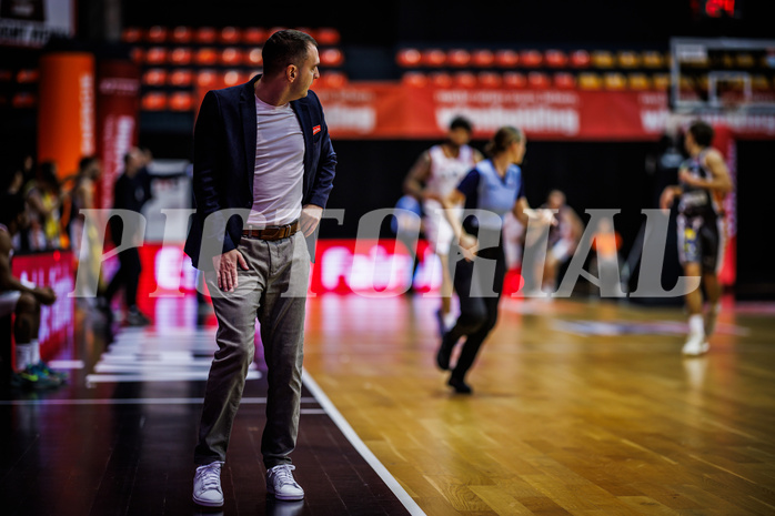 Basketball, Win2Day Superliga 2024/25, Grunddurchgang 7.Runde, BC Vienna, Klosterneuburg Dukes, Hrvoje Radanovic (Head. Coach)