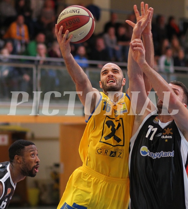 Basketball ABL 2015/16 Grunddurchgang 13.Runde UBSC Graz vs. BK Dukes Klosterneuburg


