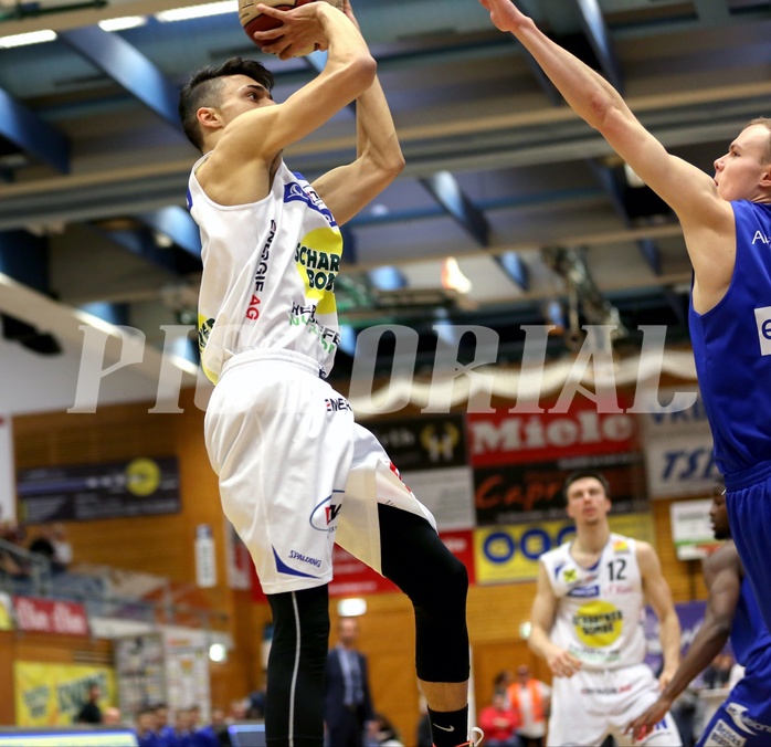 Basketball ABL 2016/17, Grunddurchgang 25.Runde Gmunden Swans vs. Oberwart Gunners


