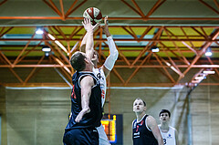 Basketball, Basketball Zweite Liga, Grunddurchgang 15.Runde, BBC Nord Dragonz, Mistelbach Mustangs, Fuad Memcic (44)