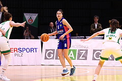 28.01.2024, Graz, Raiffeisen Sportpark, Basketball Damen Superliga 2023/24, Grunddurchgang 10.Runde, UBI Holding Graz - UBSC-DBBC Graz ,  